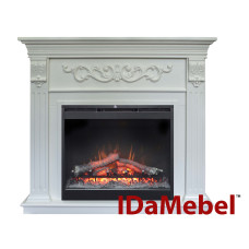 Камінокомплект IDaMebel Marseille DF2624L-INT Білий Ясінь