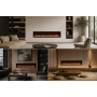 Електрокамін з обігрівом Dimplex Ignite XL 74 (XLF74) лінійний, з кристалами, кольорами, розмір 1916x419x147 + Подарунок! Комплект дров керамічних