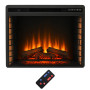 Електрокамін з обігрівом Royal Flame Vision 28 EF LED FX зі звуком, цегляною кладкою, дровами та ефектом тління, розмір 747x585x215