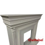 Камінокомплект IDaMebel Beethoven білий Flagstaff