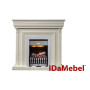 Камінокомплект IDaMebel Beethoven білий Danville Chrome