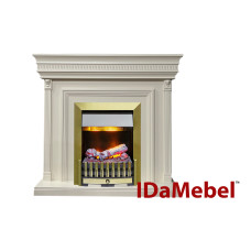 Камінокомплект IDaMebel Beethoven білий Danville Brass