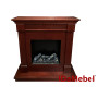 Камінокомплект IDaMebel Washington червоне дерево Cassette 600