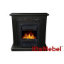 Камінокомплект IDaMebel Elaine темний шоколад (900x920x310) з каміном Electrolux EFP/P-1020 зі звуком, яскравістю та натуральним вугіллям