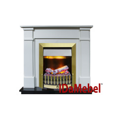 Камінокомплект IDaMebel Julia Білий Danville Brass Камінокомплект IDaMebel Julia Білий Danville Brass