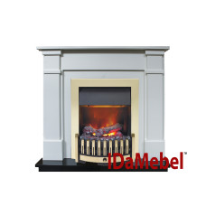 Камінокомплект IDaMebel Julia Білий Danville Antique Brass Камінокомплект IDaMebel Julia Білий Danville Antique Brass