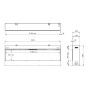 Електрокамін паровий Faber by Dimplex E-Slim Linear 2200-450 фронтальний зі справжнім 3D ефектом полумʼя, звуком та обігрівом  (з підключенням до води, з дровами)