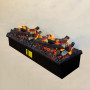 Електрокамін паровий Dimplex Opti-Myst Cassette 1000 Multicolor R SS New зі справжнім 3D ефектом полумʼя, звуком та кольоровим полумʼям (з ємностями для води, новий дизайн дров), розмір 1017x390x354