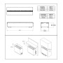 Електрокамін паровий Dimplex Opti-Myst Cassette 1000 R SS New зі справжнім 3D ефектом полумʼя та звуком (з ємностями для води, новий дизайн дров), розмір 1017x390x354