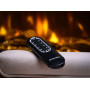 Електрокамін тристоронній Dimplex Ignite Bold 50 (BXLF50) з обігрівом, дровами, кристалами скла, кольорами полумʼя та підсвіткою наповнення, WiFi керування, розмір 1246x607x289