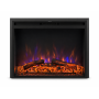 Електрокамін з обігрівом Royal Goodfire Lite 33 (EF33B) з дровами, кольорове полумʼя, розмір 902x698x165