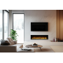 Електрокамін з обігрівом Dimplex Ignite Evolve 100 (EVO2500) з дровами, кристалами скла, кольорами полумʼя та підсвітки наповнення, WiFi керування, розмір 2576x419x152