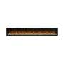 Електрокамін з обігрівом Dimplex Ignite Evolve 100 (EVO2500) з дровами, кристалами скла, кольорами полумʼя та підсвітки наповнення, WiFi керування, розмір 2576x419x152