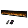 Електрокамін з обігрівом Dimplex Ignite Evolve 100 (EVO2500) з дровами, кристалами скла, кольорами полумʼя та підсвітки наповнення, WiFi керування, розмір 2576x419x152 + Подарунок! Зволожувач повітря