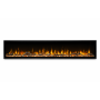 Електрокамін з обігрівом Dimplex Ignite Evolve 100 (EVO2500) з дровами, кристалами скла, кольорами полумʼя та підсвітки наповнення, WiFi керування, розмір 2576x419x152 + Подарунок! Зволожувач повітря